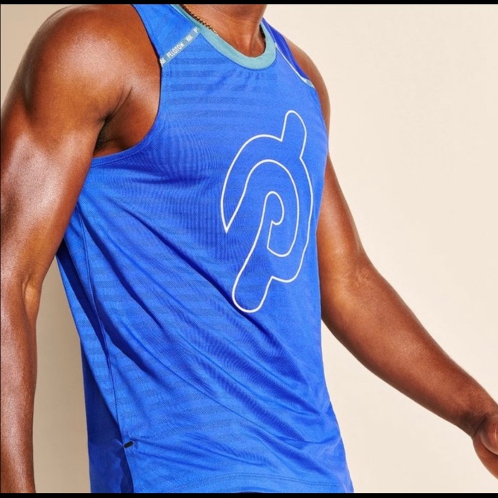 Rhône Peloton Swift Tank Blue XL